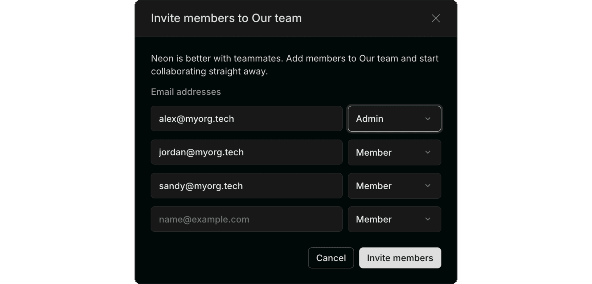 organizations people tab